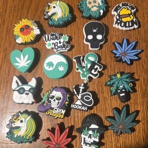 420 Cannabis-Themed Jibbitz Croc Shoe Charms